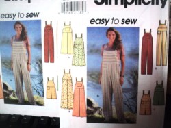 7969 EZ SLVLSS EMPIRE JUMPER,OVERALLS LENGTHS PATTERN 4-20 3 SZ